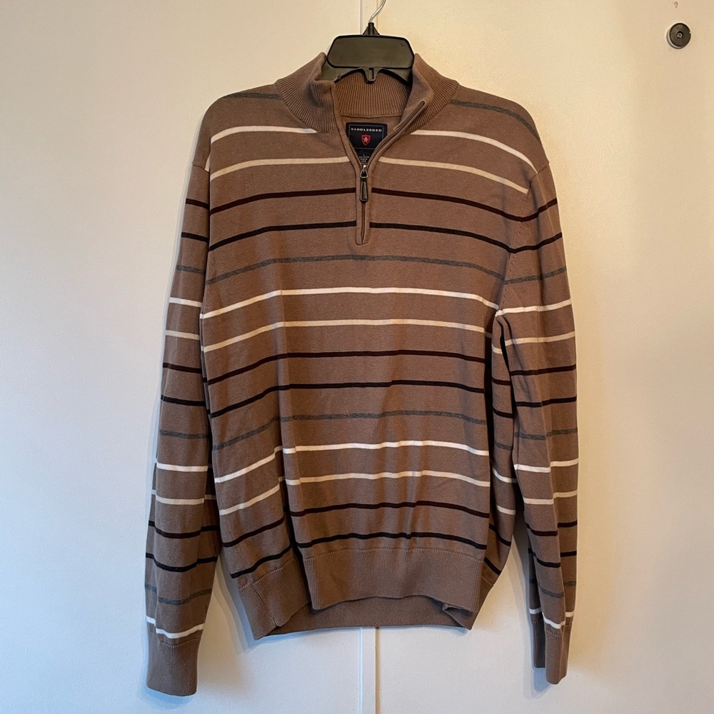 Men’s Saddlebred Quarter Zip Sweater | grandpa sweater